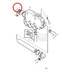 Original Volvo Penta Abdeckung VOP3580326 | MD2030