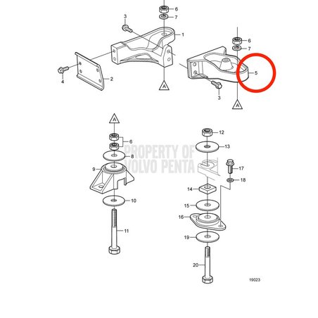 Original Volvo Penta Konsole VOP3818512 | 3.0GLM-B