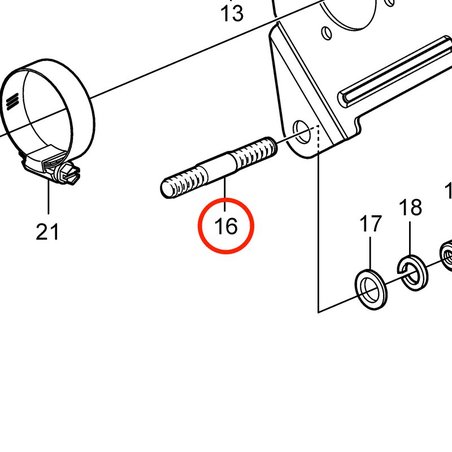 Perno originale Volvo Penta VOP3850571 | 5.0GXi-C