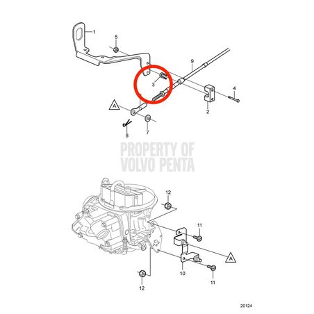 Soporte Original Volvo Penta VOP3852019 | 4.3GXi-C