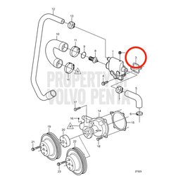 Guarnizione originale Volvo Penta VOP3852096 | 3.0GLMMDA