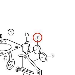 Spina originale Volvo Penta VOP3852101 | 3.0GLMMDA