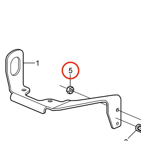 Original Volvo Pentamutter VOP3852118 | 4.3GXi-C