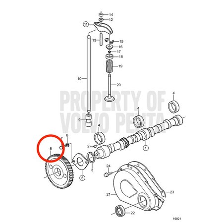 Cambio originale Volvo Penta VOP3852452 | 3.0GLMMDA