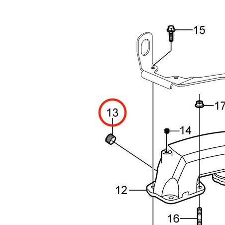 Plugue Volvo Penta original VOP3852471 | 3.0GLMMDA