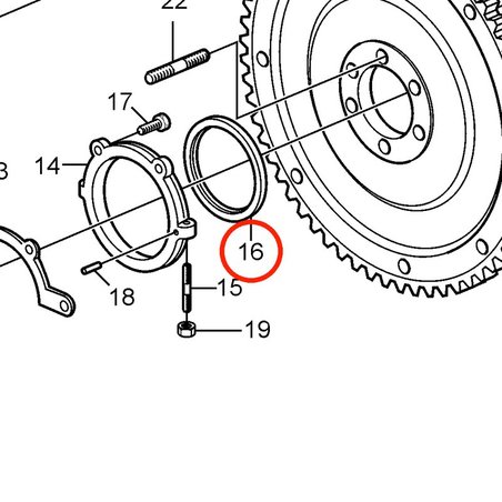 Junta Original Volvo Penta VOP3852657 | 3.0GLMMDA