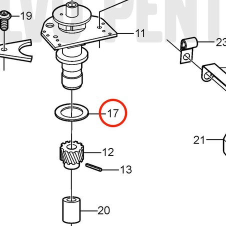 Joint d'origine Volvo Penta VOP3852660 | 3.0GLMMDA