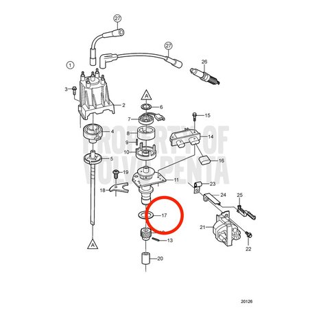 Joint d'origine Volvo Penta VOP3852660 | 3.0GLMMDA