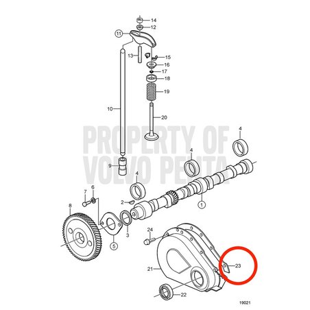 Junta Original Volvo Penta VOP3852691 | 3.0GLMMDA