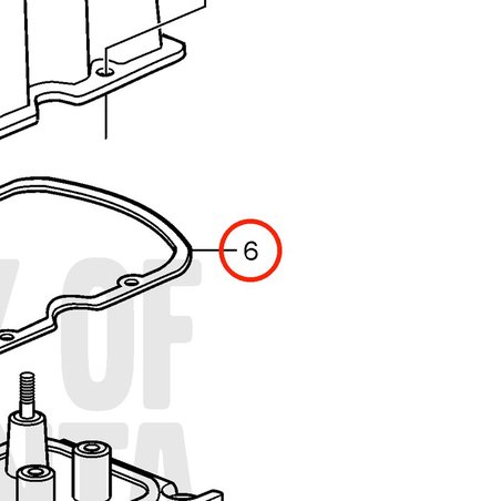 Junta original Volvo Penta VOP3852693 | 3.0GLMMDA