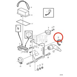 Original Volvo Penta Support VOP3852825 | 3.0GLM-C