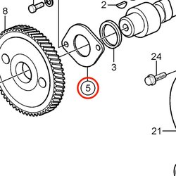 Cuscinetto originale Volvo Penta VOP3853136 | 3.0GLMMDA