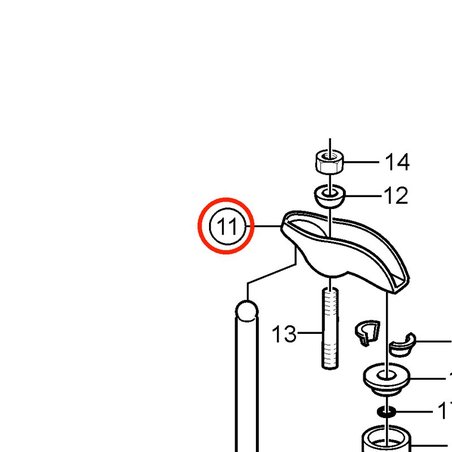 Braço Volvo Penta original VOP3853139 | 3.0GLMMDA