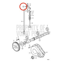 Braço Volvo Penta original VOP3853139 | 3.0GLMMDA
