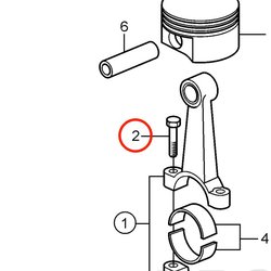 Parafuso Volvo Penta Genuíno VOP3853162 | 5.0GXi-C