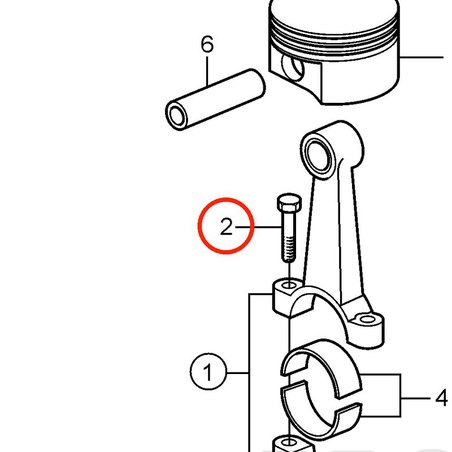 Parafuso Volvo Penta Genuíno VOP3853162 | 5.0GXi-C