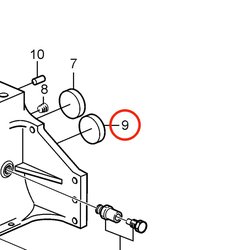 Plugue Volvo Penta original VOP3853209 | 4.3GXi-C