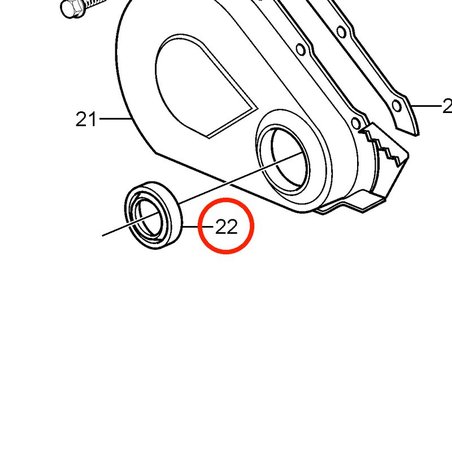 Joint d'origine Volvo Penta VOP3853341 | 3.0GLMMDA