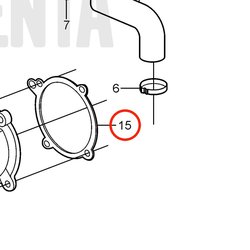 Junta Original Volvo Penta VOP3853342 | 3.0GLMMDA