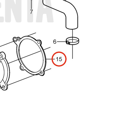 Junta Original Volvo Penta VOP3853342 | 3.0GLMMDA