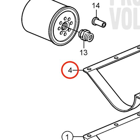 Junta Original Volvo Penta VOP3853343 | 3.0GLMMDA
