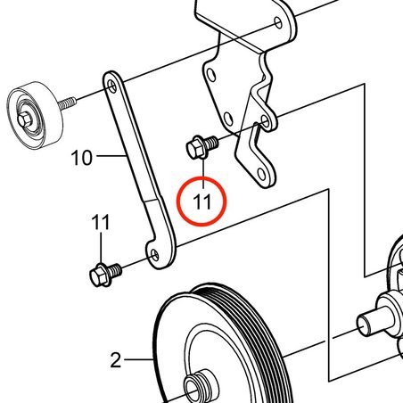 Vis d'origine Volvo Penta VOP3853405 | 3.0GPL-B