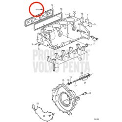 Tornillo Original Volvo Penta VOP3853955 | 3.0GLMMDA