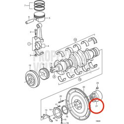 Original Volvo Penta Kupplung VOP3854032 | 3,0GLMMDA