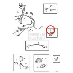 Fusible Automático Original Volvo Penta VOP3854164 | 3.0GLM-C