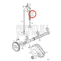 Junta Original Volvo Penta VOP3854956 | 3.0GLMMDA