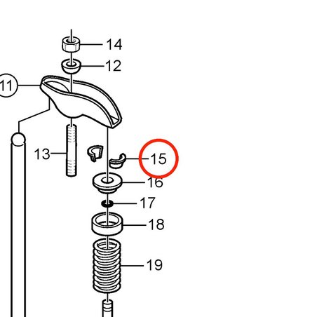 Cierre Válvula Original Volvo Penta VOP3855823 | 4.3GXi-C