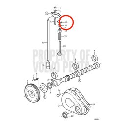 Cierre Válvula Original Volvo Penta VOP3855823 | 4.3GXi-C