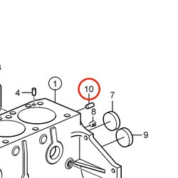 Pino original Volvo Penta VOP3856001 | 4.3GXi-C