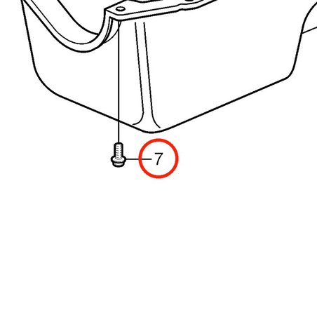 Boulon d'origine Volvo Penta VOP3856134 | 3.0GLMMDA