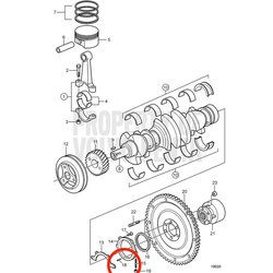 Original Volvo Penta Pin VOP3856140 | 4.3GXi-C