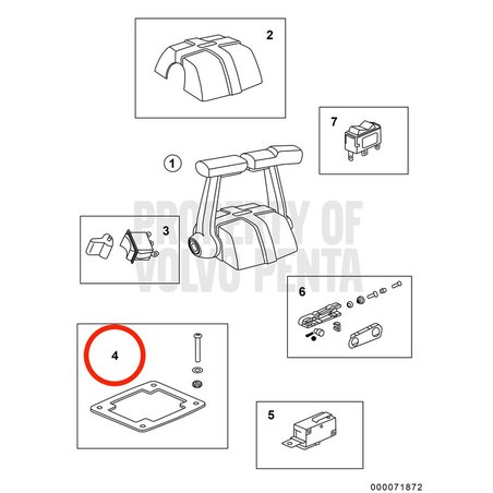 Conjunto original Volvo Penta VOP3856838 | 5.7GXi-C