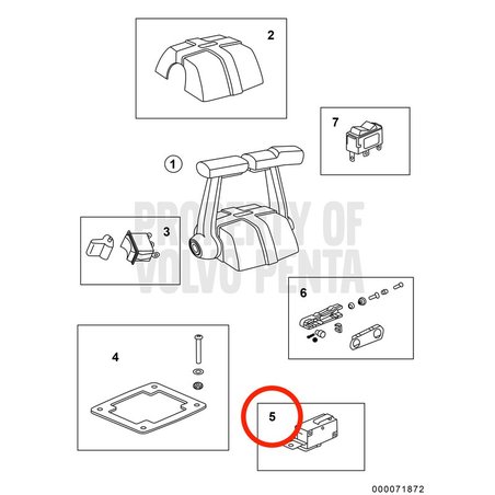 Conmutador Original Volvo Penta VOP3856840 | 5.7GXi-C