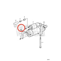 Vite flangiata originale Volvo Penta VOP3857146 | 3.0GLM-C