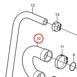 Manguera Original Volvo Penta VOP3857391 | 3.0GLM-B