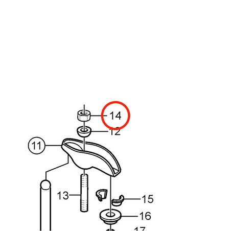 Dado originale Volvo Penta VOP3857665 | 3.0GLM-B