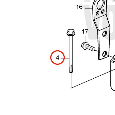 Boulon d'origine Volvo Penta VOP3857900 | 3.0GLM-B