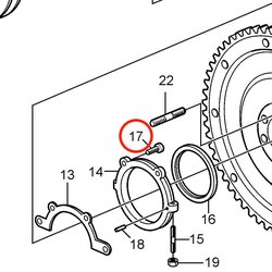 Bullone originale Volvo Penta VOP3857901 | 3.0GLMMDA