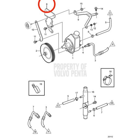 Consola Original Volvo Penta VOP3860094 | 3.0GLP-B