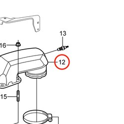 Ângulo Volvo Penta Original VOP3863071 | 3.0GLM-B