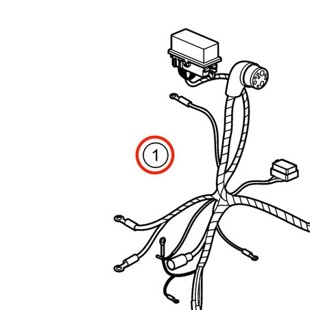 Manojo Cables Original Volvo Penta VOP3863291 | 3.0GLM-C