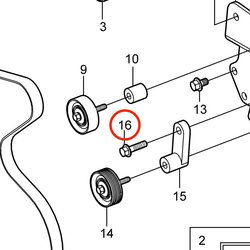 Original Volvo Penta Schraube VOP3852478 | 3.0GLM-C