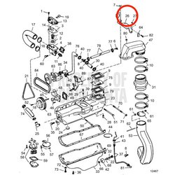 Console originale Volvo Penta VOP3850219 | 3.0GLMMDA