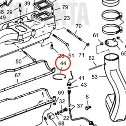 Abrazadera de Cinta Original Volvo Penta VOP3852158 | 3.0GLMMDA
