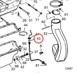 Junta Original Volvo Penta VOP3852426 | 5.7GXi-C