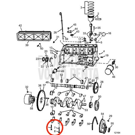 Espárrago Original Volvo Penta VOP3853111 | 3.0GLMMDA
